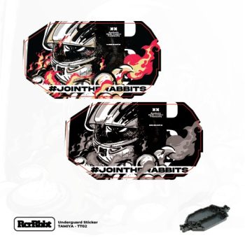 RACERRABBITS Underguard for Tamiya TT-02B Chassis - Set of 4