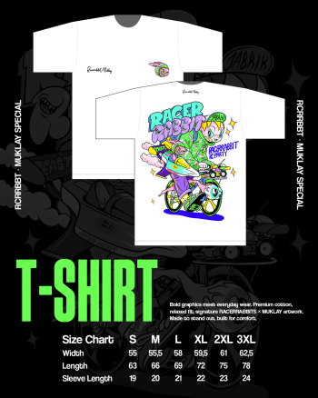 RACERRABBITS X MUKLAY T-Shirt - SE - Rabbit Apparel