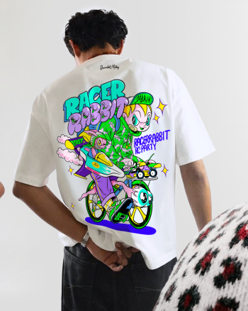RACERRABBITS X MUKLAY T Shirt Apparel - Oversize Cut - SE - Rabbit Apparel