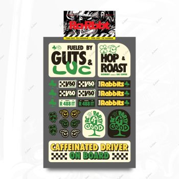 RACERRABBITS x LUC COFFEE SPECIAL - Sticker Set
